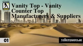 Vanity Top - Vanity Counter Top Manufacturers & Suppliers