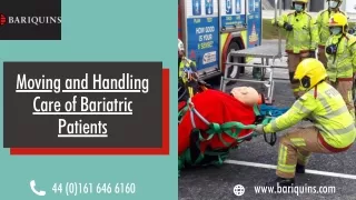 moving and handling care of bariatric patients