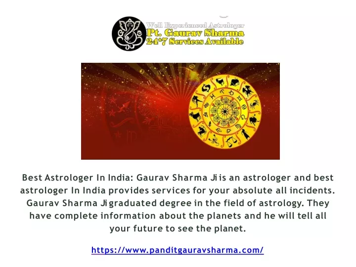 best astrologer in india gaurav sharma jiis