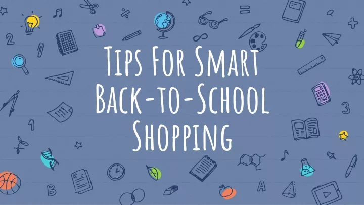 tips for smart back to school shopping