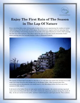 4 Star Hotel in Mcleodganj