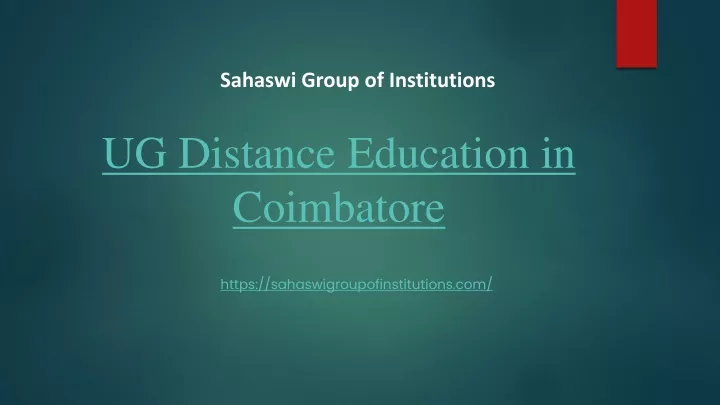 distance education ug courses in coimbatore