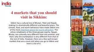 4 markets that you should visit in Sikkim