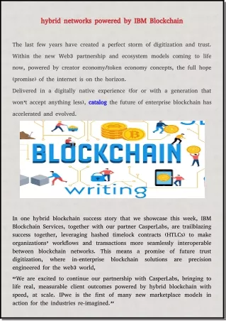 hybrid networks powered by ibm blockchain hybrid