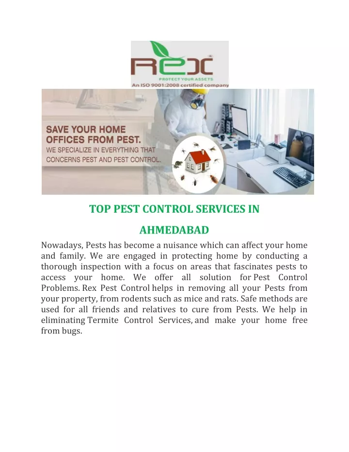 top pest control services in