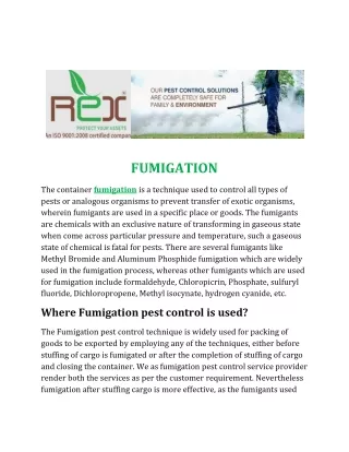 fumigation