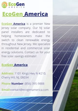 EcoGen America