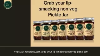 Grab your lip-smacking non-veg Pickle Jar