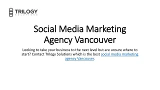 Social Media Marketing (SMM) services