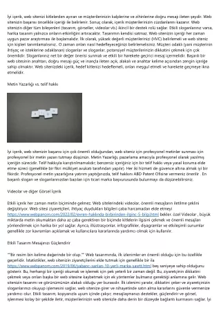 yi i erik web sitenizi kitlelerden