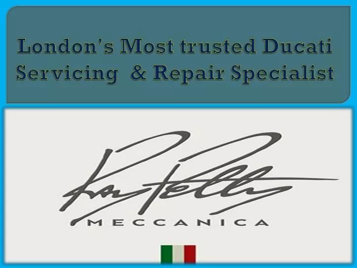 london s most trusted ducati servicing repair specialist