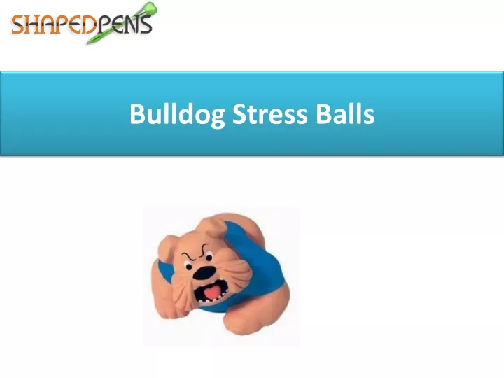 bulldog stress balls