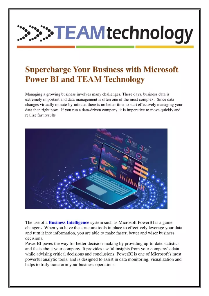 supercharge your business with microsoft power