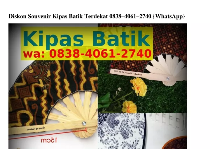 diskon souvenir kipas batik terdekat 0838 4061