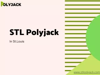STLPolyjack | Top Concrete Leveling and Lifting services in St Louis
