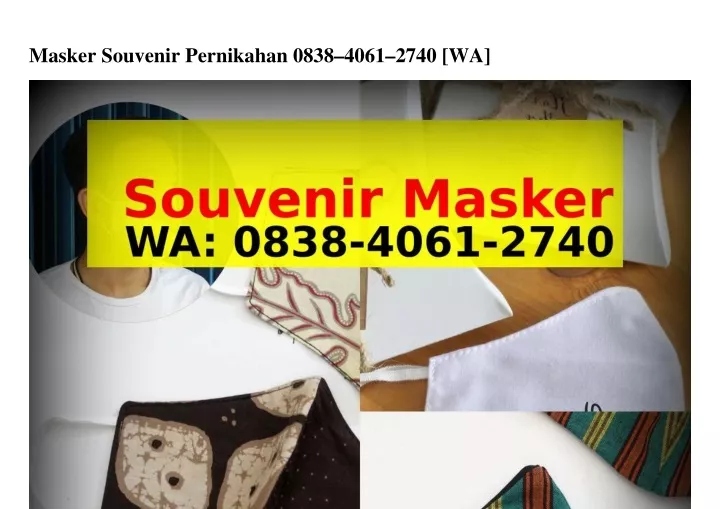 masker souvenir pernikahan 0838 4061 2740 wa