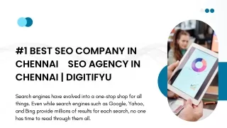 #1 Best SEO Company In Chennai -  SEO Agency In Chennai | DigitifyU