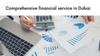 comprehensive financial service in dubai