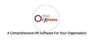 Get a Complete Enterprise Software with Odoo