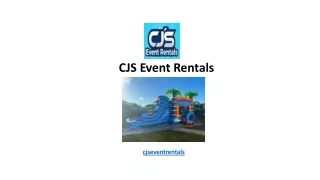 cjs event rentals