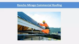 rancho mirage commercial roofing