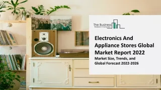 electronics and appliance stores global market