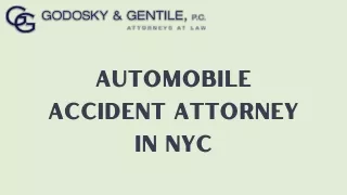 Automobile Accident Attorney in NYC
