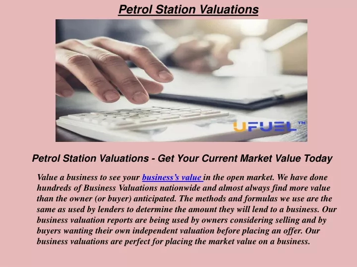 petrol station valuations