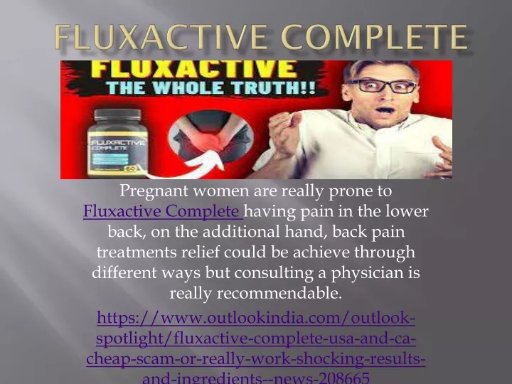 pregnant women are really prone to fluxactive
