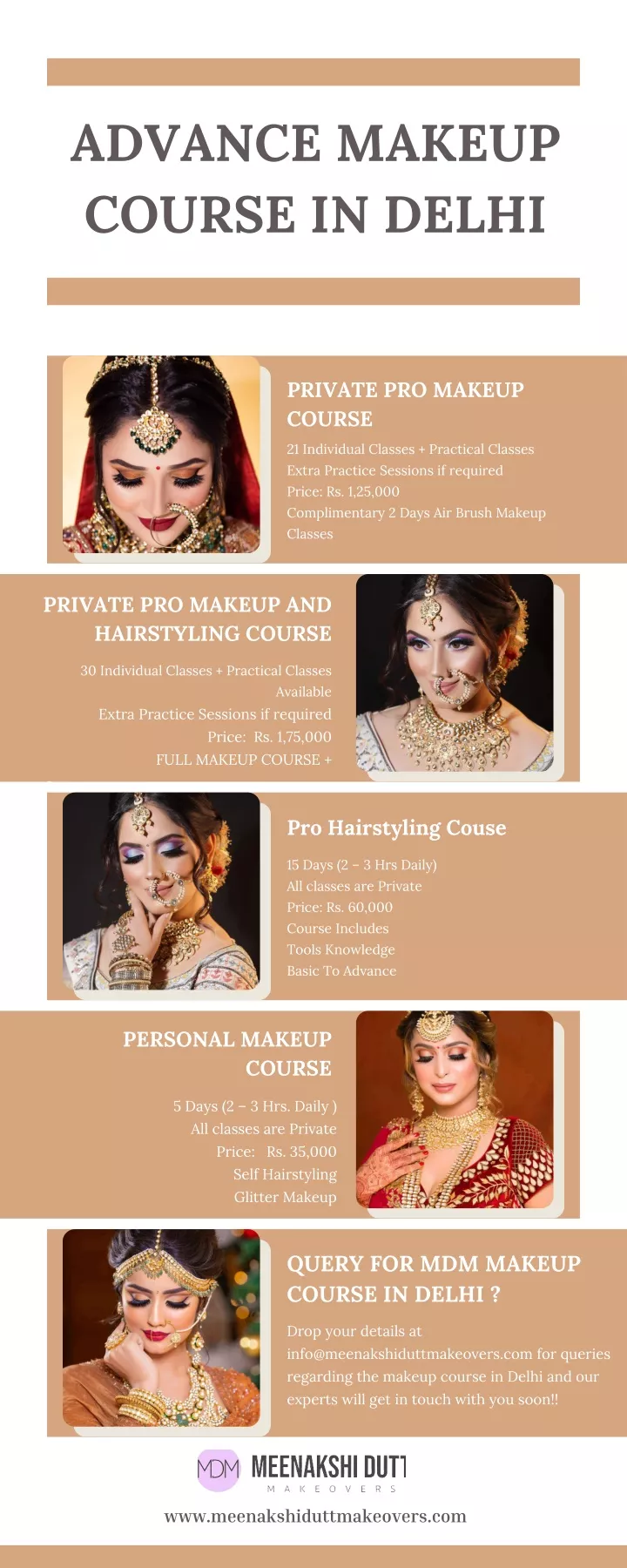 advance makeup course in delhi