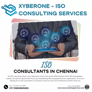 an iso consultant plays a very important role