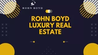 Boyd Real Estate - Rohn Boyd