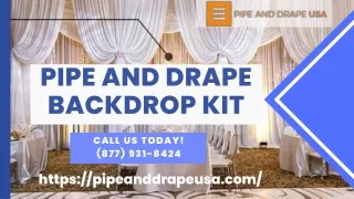Pipe And Drape Backdrop Kit | Professional Drapers - Pipe And Drape USA
