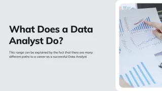 What Does a Data Analyst Do