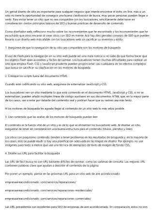 Mejores trucos y consejos para crear un sitio web compatible con el posicionamie
