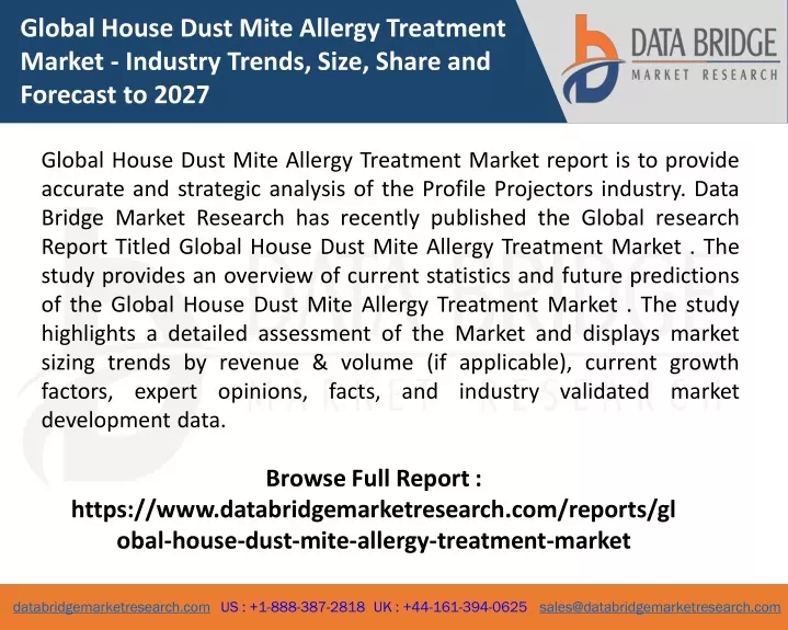 global house dust mite allergy treatment market