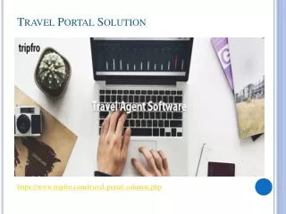 travel portal solution