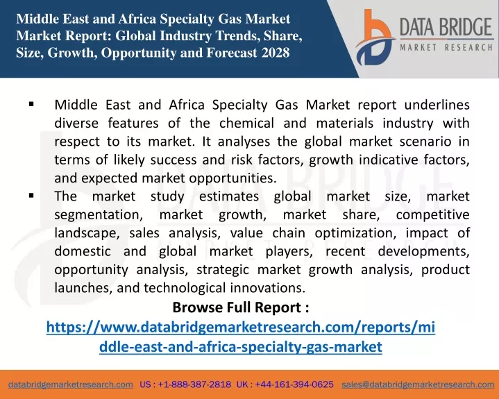 middle east and africa specialty gas market