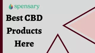 best cbd products here