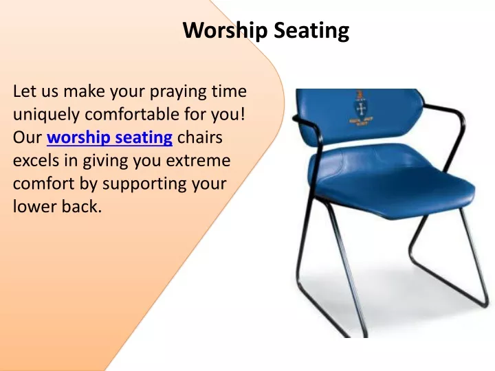 worship seating