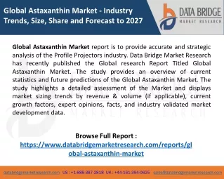 Astaxanthin Market