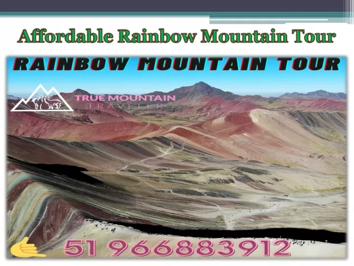 affordable rainbow mountain tour