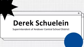 Derek Schuelein - Remarkably Capable Expert From New York