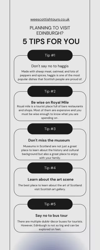 TIPS FOR edinburgh city tour