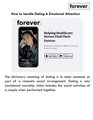 how to handle dating emotional attraction
