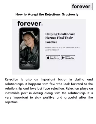 how to accept the rejections graciously