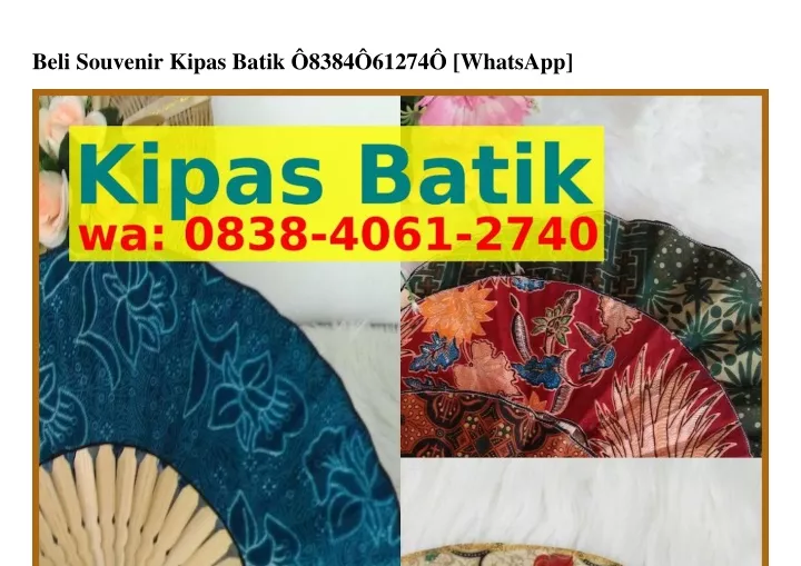 beli souvenir kipas batik 8384 61274 whatsapp