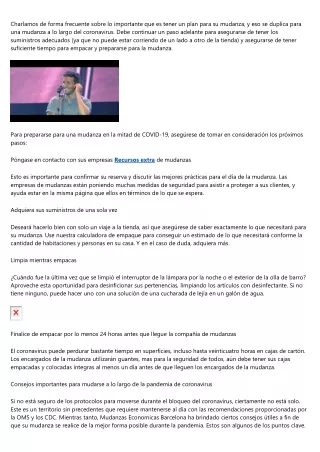 Cómo prepararte para una mudanza de casa