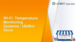 wi fi temperature monitoring systems ubibot store