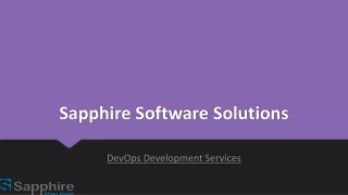 sapphire software solutions